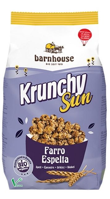 Muesli Krunchy Sun de Trigo Espelta Bio · Barnhouse · 375 gramos