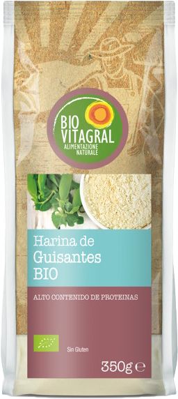 Harina de Guisante Bio Sin Gluten · Bio Vitagral · 350 gramos