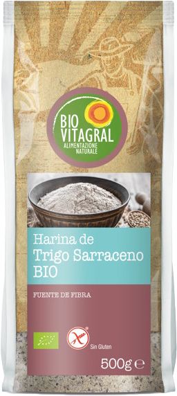 Harina de Trigo Sarraceno Bio Sin Gluten · Bio Vitagral · 500 gramos