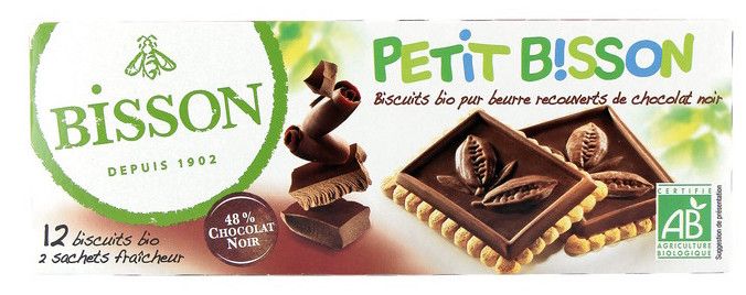 Galleta Petit de Chocolate Negro · Bisson · 150 gramos