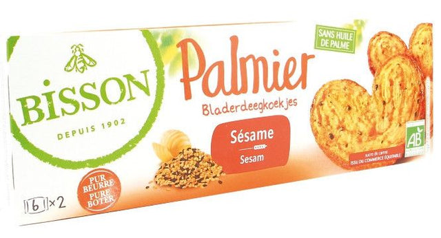 Palmeras Palmier de Sésamo · Bisson · 100 gramos