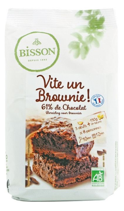 Preparado de Brownie de Chocolate · Bisson · 300 gramos