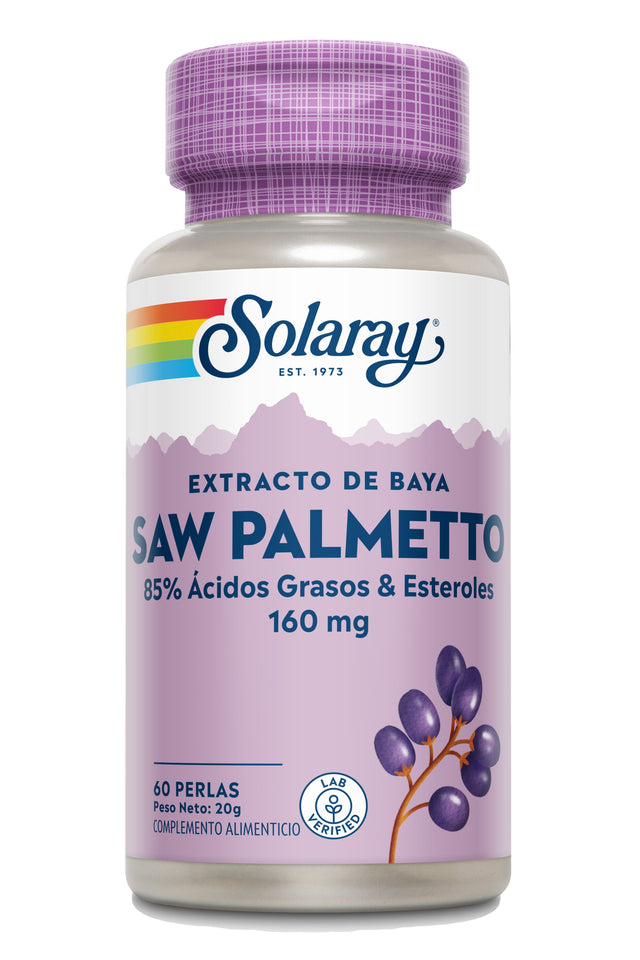 Saw Palmetto · Solaray · 60 perlas