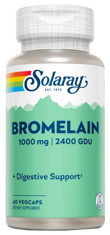 Bromelain · Solaray · 60 cápsulas