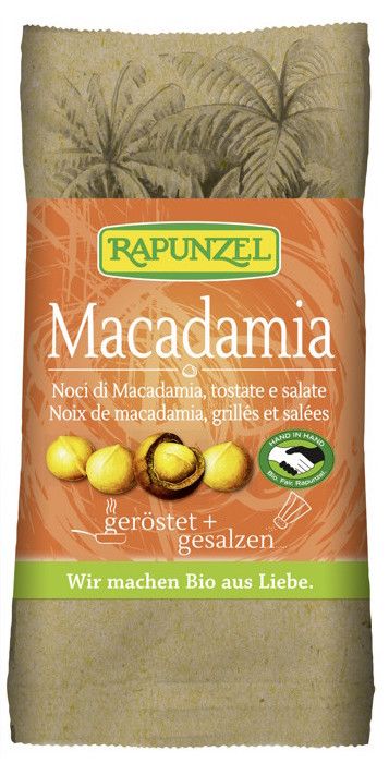 Nueces de Macadamia · Rapunzel · 50 gramos