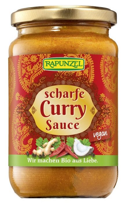 Salsa de Curry Picante · Rapunzel · 340 ml