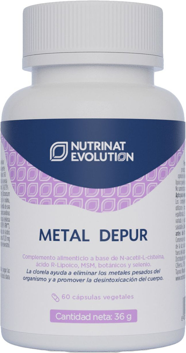 Metal Depur · Nutrinat Evolution · 60 cápsulas