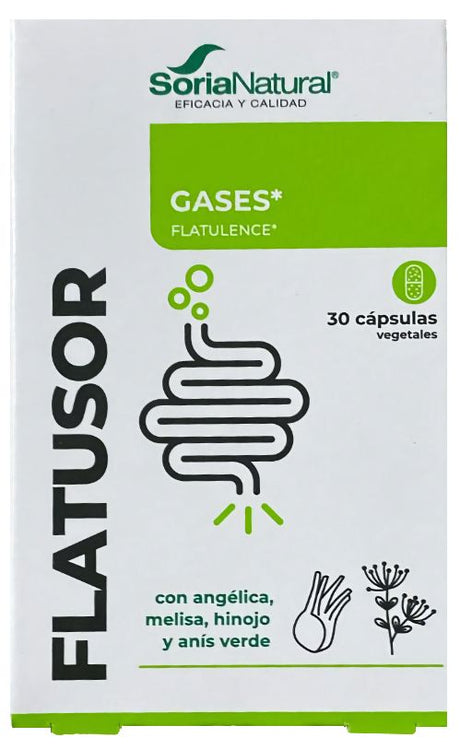 17-C Flatusor XXI · Soria Natural · 30 cápsulas