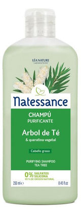 Champú Purificante de Árbol de Té · Natessance · 250 ml