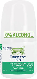 Desodorante Recargable de Aloe Vera · Natessance · 50 ml