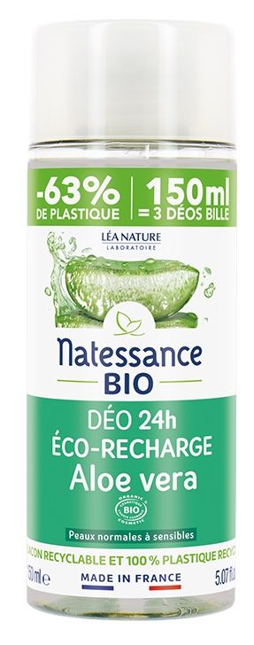 Eco-Recarga Desodorante de Aloe Vera · Natessance · 50 ml