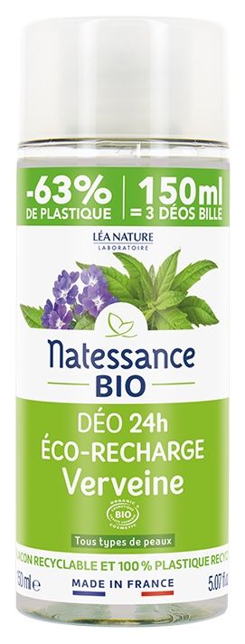 Eco-Recarga Desodorante de Verbena · Natessance · 50 ml