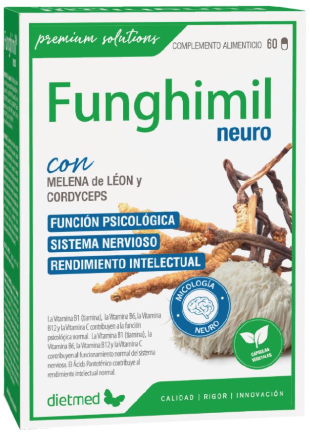 Funghimil Neuro · DietMed · 60 cápsulas