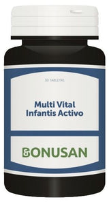 Multi Vital Infantis Activo · Bonusan · 30 comprimidos