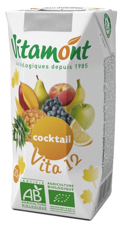 Zumo Cocktail Vita 12 · Vitamont · 6x200 ml