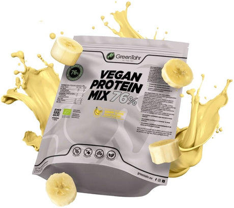 Vegan Protein Mix 76% Eco - Sabor Banana · Green Tahr · 750 gramos