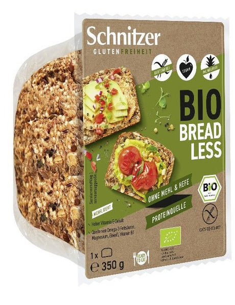 Pan Bread Less Sin Gluten Bio · Schnitzer · 350 gramos