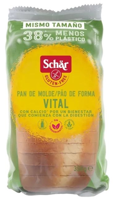 Pan de Molde Vital Sin Gluten · Schär · 350 gramos