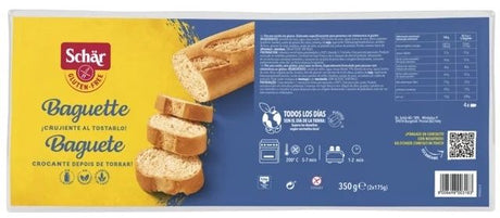 Baguette Sin Gluten · Schär · 350 gramos