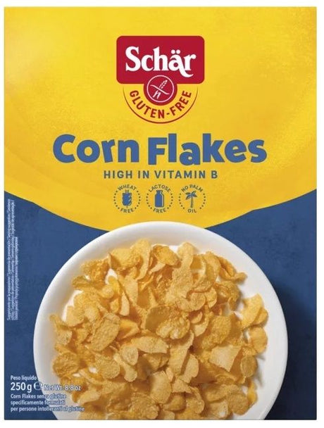 Corn Flakes Sin Gluten · Schär · 250 gramos