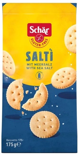 Galletas Saladas Sin Gluten · Schär · 175 gramos