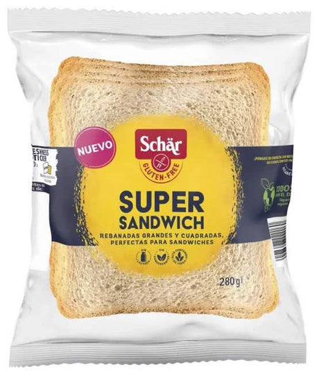 Super Sandwich Sin Gluten · Schär · 280 gramos