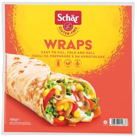 Wraps Sin Gluten · Schär · 160 gramos