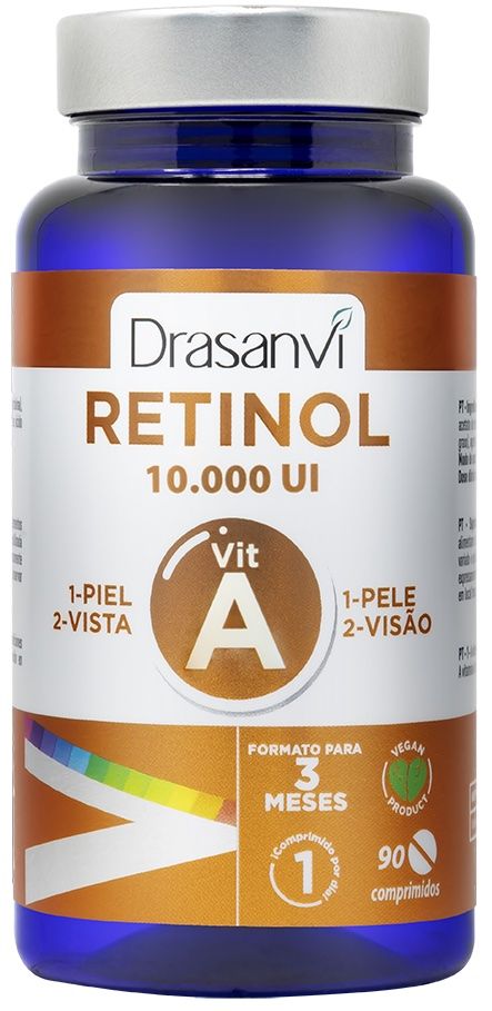 Vitamina A Retinol · Drasanvi · 90 comprimidos