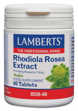 Rhodiola Rosea 250 mg · Lamberts · 60 tabletas