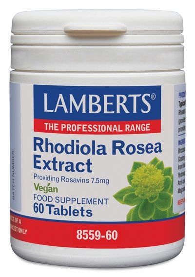 Rhodiola Rosea 250 mg · Lamberts · 60 tabletas