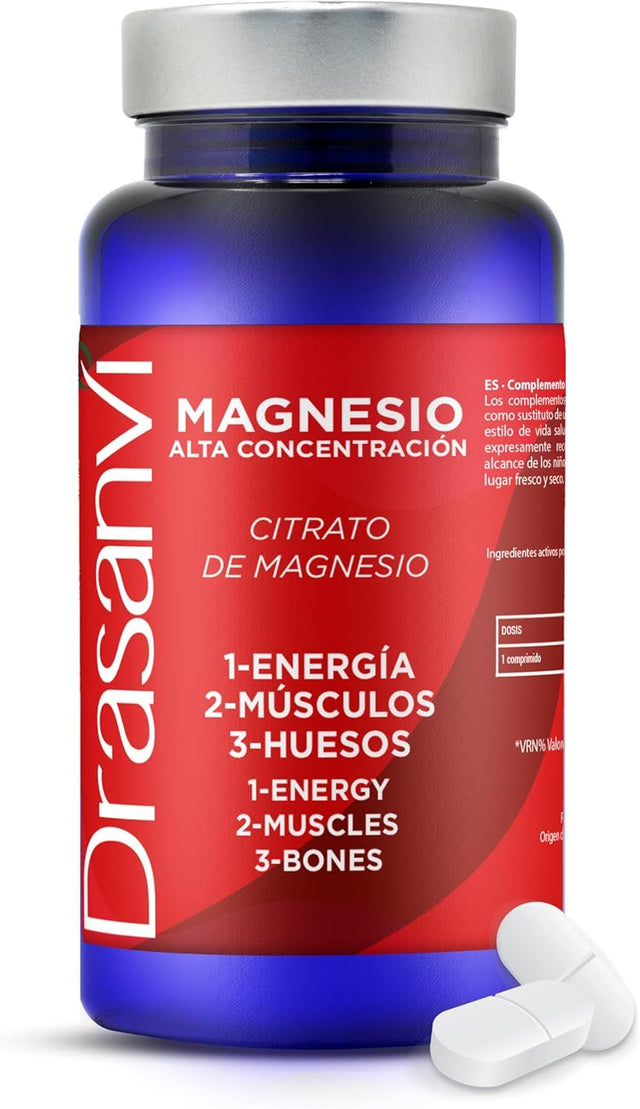 Citrato de Magnesio Alta Concentración · Drasanvi · 90 comprimidos