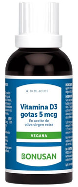 Vitamina D3 Gotas 5 mcg · Bonusan · 30 ml