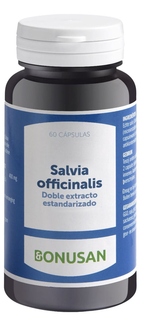 Salvia Officinalis Extracto · Bonusan · 60 cápsulas