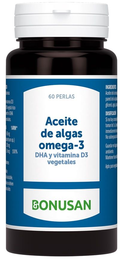 Aceite de Algas Omega 3 · Bonusan · 60 perlas