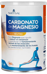 Carbonato de Magnesio Sabor Neutro · Natysal · 180 gramos