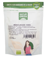 Agar Agar Bio · Naturgreen · 100 gramos