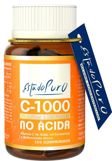 Vitamina C-1000 No Ácida · Tongil · 100 comprimidos