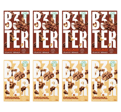 Pack Crunchy Granola · B3TTER · 8 cajas