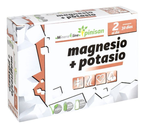 Magnesio + Potasio · Pinisan · 60 comprimidos