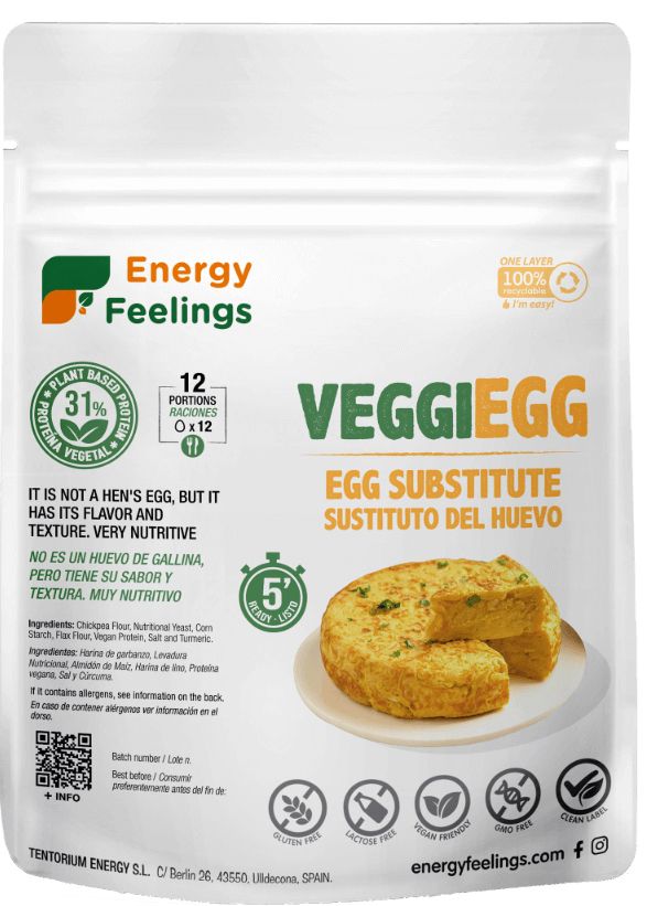 Veggiegg · Energy Feelings · 120 gramos