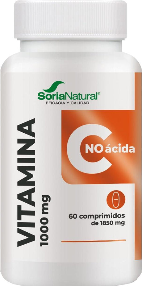 Vitamina C 1000 mg No Ácida · Soria Natural · 60 comprimidos