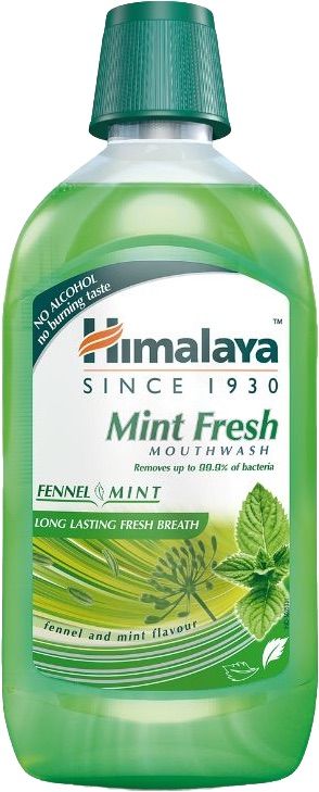 Enjuague Bucal Menta Fresca · Himalaya · 450 ml