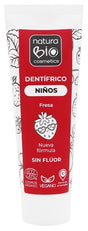 Dentífrico para Niños de Fresa Sin Flúor · Natura BIO · 75 ml