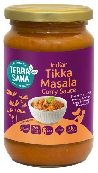 Salsa de Curry India Tikka Masala · Terrasana · 350 gramos