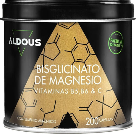 Bisglicinato de Magnesio · Aldous Bio · 200 cápsulas