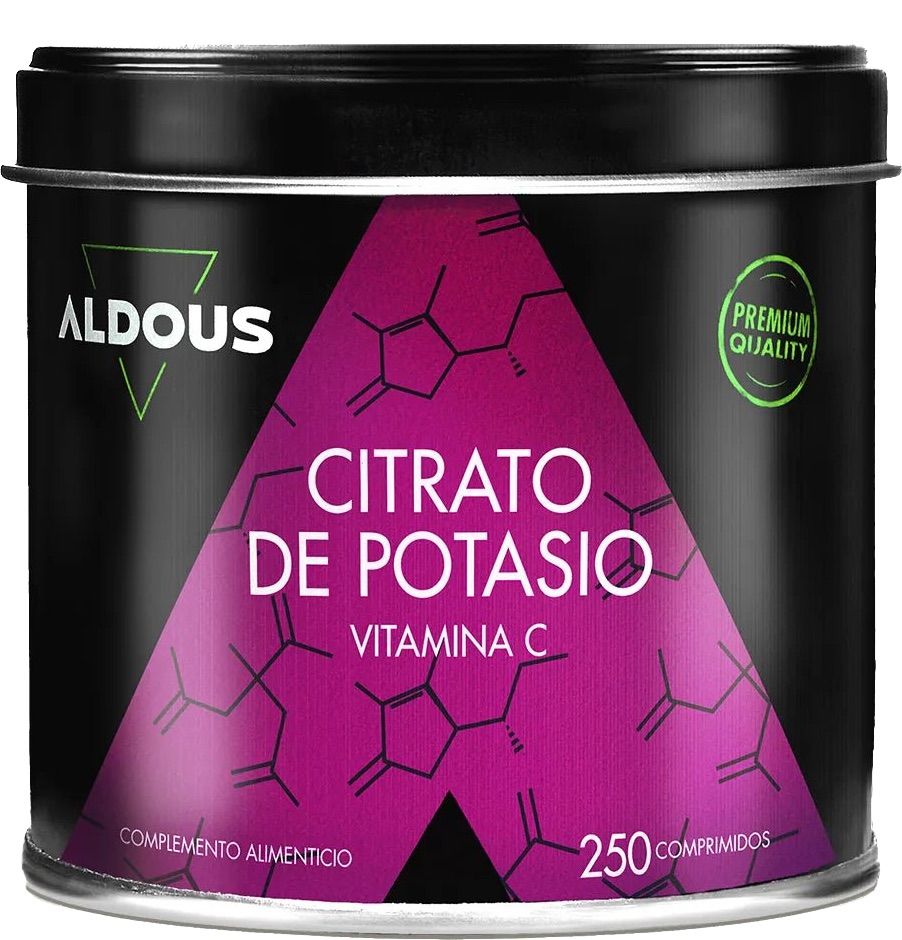 Citrato de Potasio con Vitamina C · Aldous Bio · 250 comprimidos