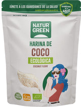 Harina de Coco Bio Sin Gluten · Naturgreen · 500 gramos