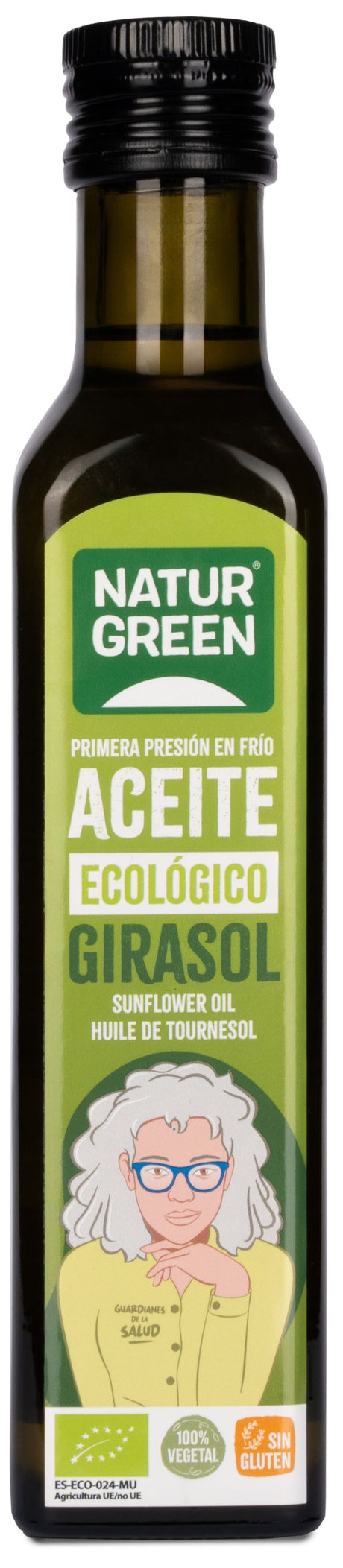 Aceite de Girasol Bio · Naturgreen · 250 ml