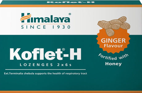 Koflet-H Jengibre · Himalaya · 12 pastillas