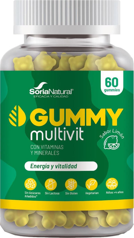 Gummy Multivit · Soria Natural · 60 gummies